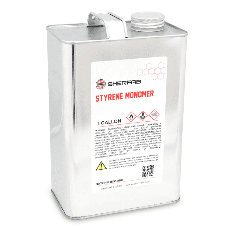 Boiling and freezing temperatures of the origin of styrene