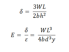 Flexural modulus formula